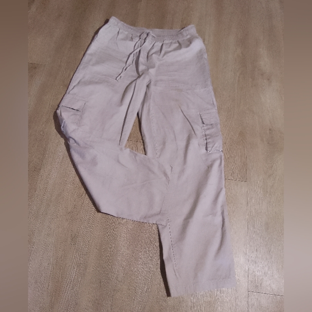 Women's Casual Cream Joggers